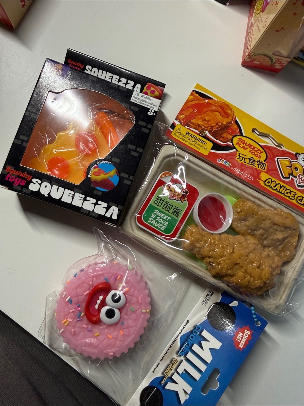Food squishy Toy Bundle - Fun Squeeze Toys